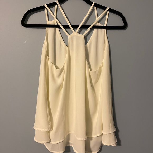 White strappy tank top - Picture 3 of 4